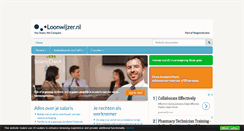 Desktop Screenshot of loonwijzer.nl